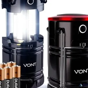 4 Pack Led Camping Lanterns Red New In Box