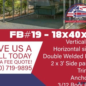 FB19 - 18x40x14 RV Cover