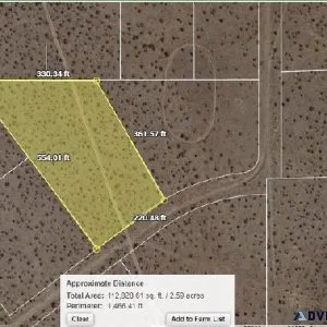 2.58 Acres - No utilities  East Apple Valley - X-Slash Ranch Rd.