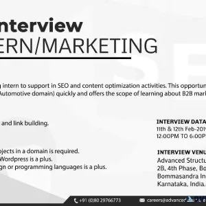 SEO Intern Job Description