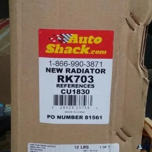 New 96-07 Taurus Radiator and Hoses With clamps