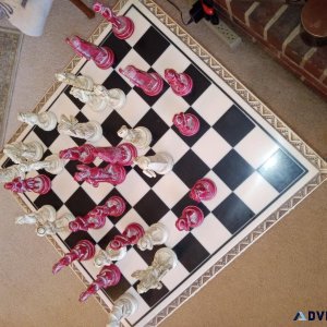 Marble Top Chess -Set