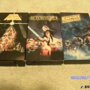 Star Wars Trilogy VCR Tapes