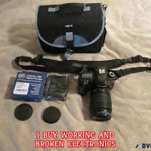 Canon EOS 80D With Lens Protective Case And Accessories