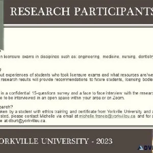 Research Participants Needed