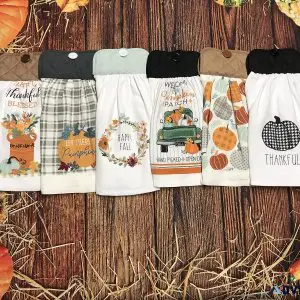 Fall Sunflower Kitchen Towels