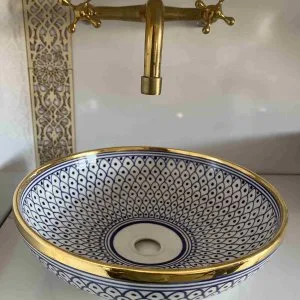 Unlacquered brass faucet