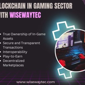 Blockchain in gaming sector with wisewaytec