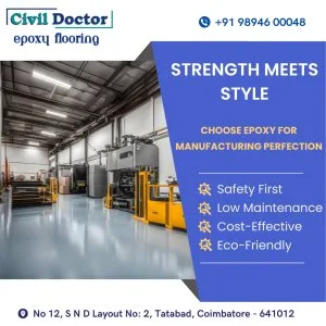 High-quality epoxy flooring services in all over tamilnadu