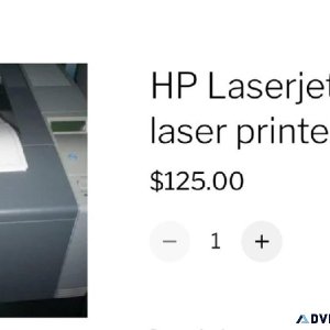 HP Laserjet 2420d laser printer with toner 125.00