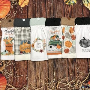 Fall Foliage Kitchen Towels