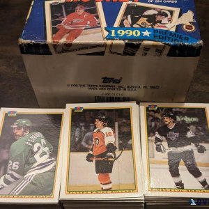 1990 NHL Topps &quotBowman" Trading Cards - 238 Cards Total