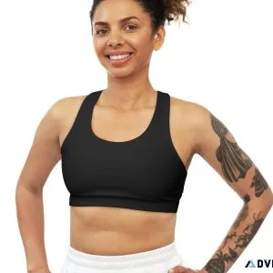 Black Seamless Bra