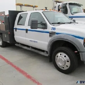 2009 FORD F450 CREW CAB FLATBED TRUCK 28102234