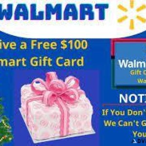 Walmart 100 gift card
