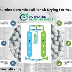 Inert alumina ceramic ball - catalyst support media