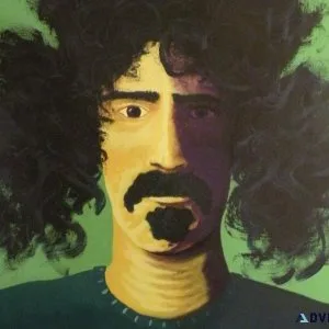 &quotAre you serious&quot Pop Art Frank Zappa Acrylic Painting