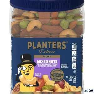 Planters Deluxe Salted Mixed Nuts 34oz.
