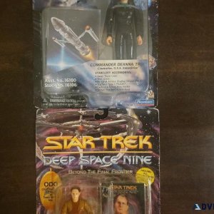 Paramount Star Trek Deanna Troi and Odo Sealed Action Figures