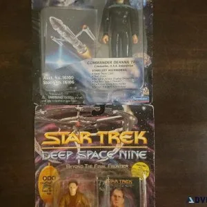 Paramount Star Trek Deanna Troi and Odo Sealed Action Figures