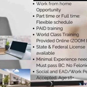 Work from the comfort of your home