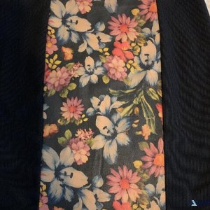 Skirt Mink Pink Size Large Floral Print Lined