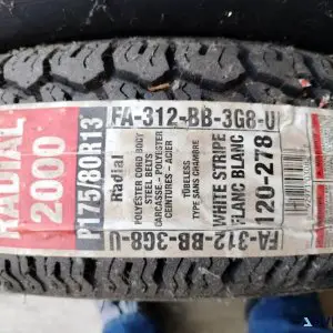  2 Brand New Tires P17580R13 - 60