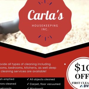 Carla s Housekeeping Inc 10 off first cleaning