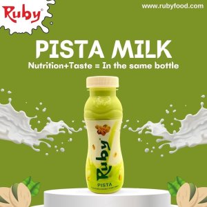 Ruby pista milk, best refreshing drink for pistachio lovers