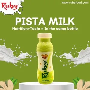 Ruby pista milk, best refreshing drink for pistachio lovers