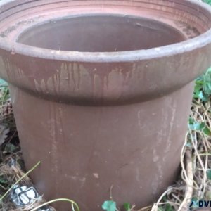 Terracotta pot or yard art