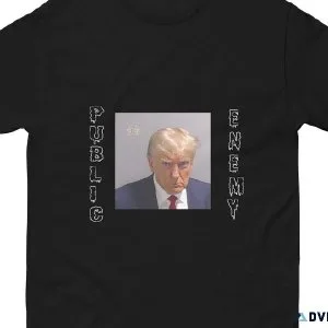 Dovmary.com Donald Trump Mugshot T-shirt