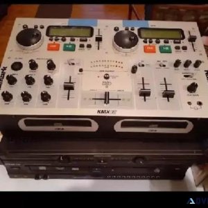 PORTABLE DUALCDMIXER ALL IN ONE CDkaraoke player