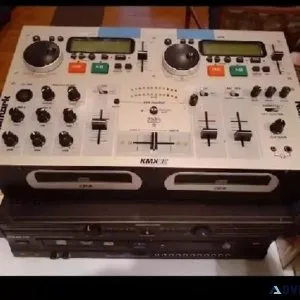 PORTABLE DUALCDMIXER ALL IN ONE CDkaraoke player