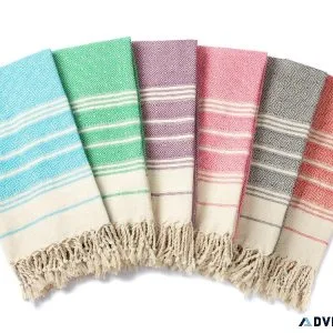 Turkish Towel Stripe Border Design
