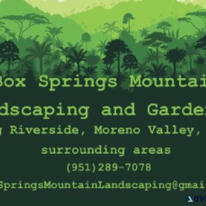 Box Springs Mountain Landscaping and Gardening