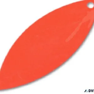 5 Pack Painted Willowleaf Spinner Bait Blades 5 Red