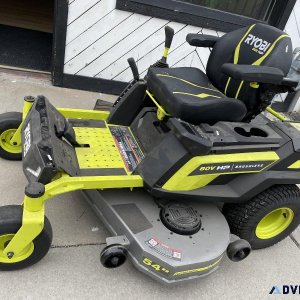 Riding Mower Ryobi 80 Horse Power 54 inches
