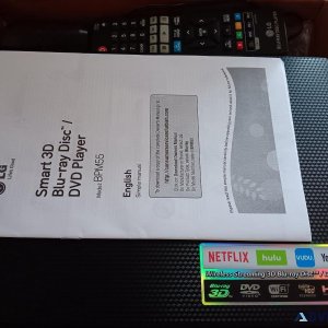 LG BPM55A-RB 3D Blu Ray Player Wwifi