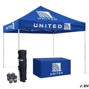 Brand Everywhere You Go Custom Tents with  Logo