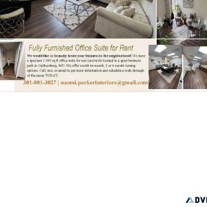 Fully Furnished Office Suite for Rent