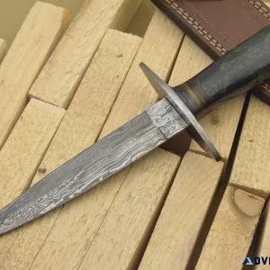 CUSTOM MADE DAMASCUS BOWIE DAGGER KNIFE