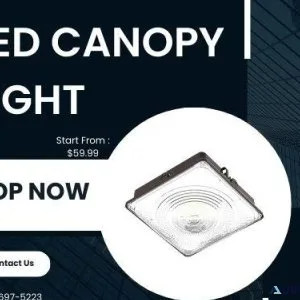 Illuminate Your Space with Precision LED Canopy Lights