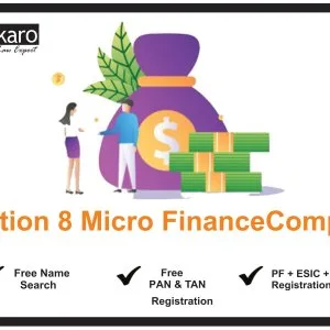 Section 8 microfinance company registration