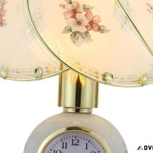 AMTRUE Desk Lamps Retro Traditional Table Lamp with Alarm Clock