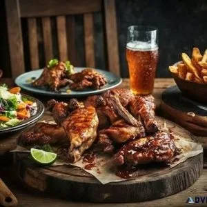 Grilled Food and Bar