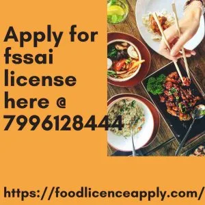 Apply for fssai license