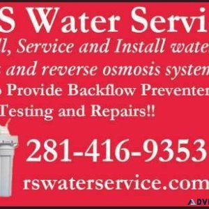 WATER SOFTENERS. FULSHER.  R S WATER SVC 281-416-9353
