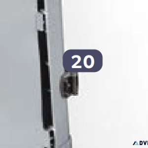 Hinges (2) and screws (8) (BUL-101-17)