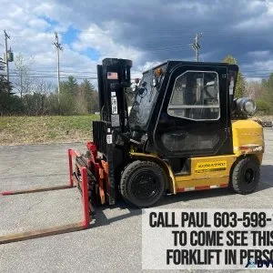 2008 KOMATSU FG402T-8 FORKLIFT with Enclosed Cab
